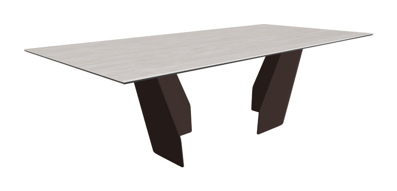 Cattelan Italia Senator Keramik Rectangular & Barrel Shaped Dining Table