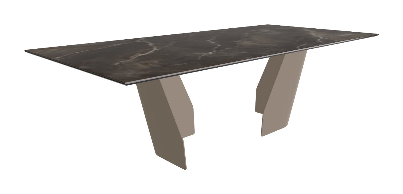 Cattelan Italia Senator Keramik Rectangular & Barrel Shaped Dining Table