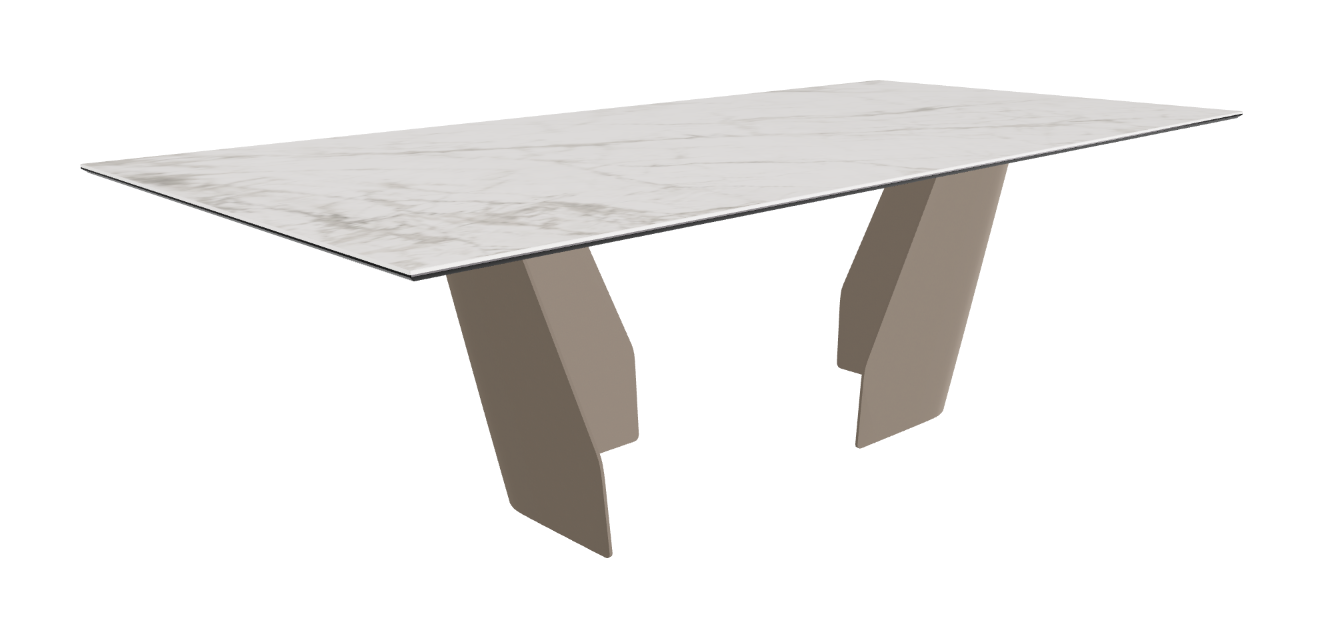 Cattelan Italia Senator Keramik Rectangular & Barrel Shaped Dining Table