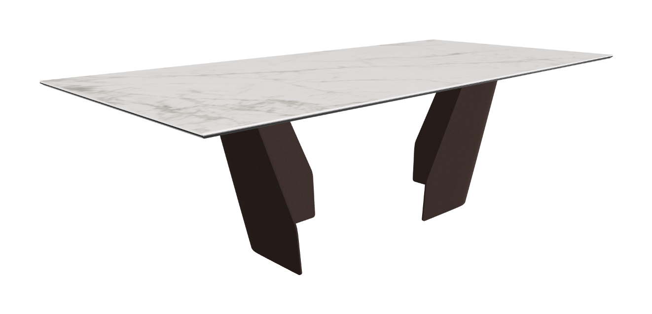 Cattelan Italia Senator Keramik Rectangular & Barrel Shaped Dining Table