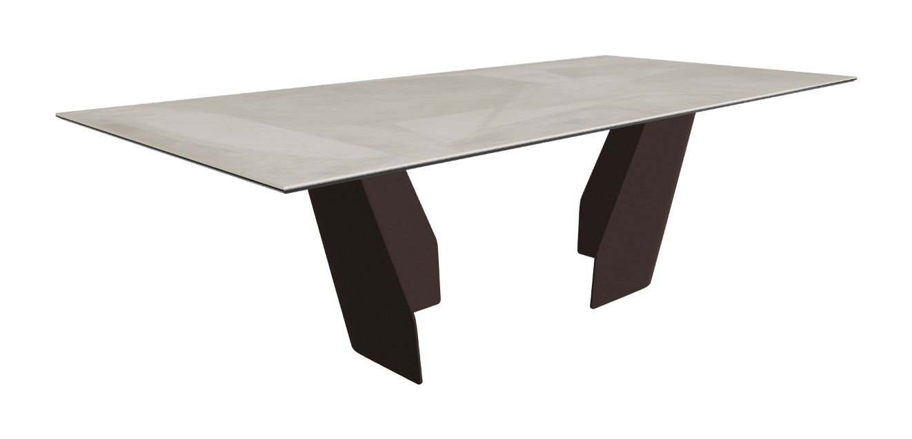 Cattelan Italia Senator Keramik Rectangular & Barrel Shaped Dining Table
