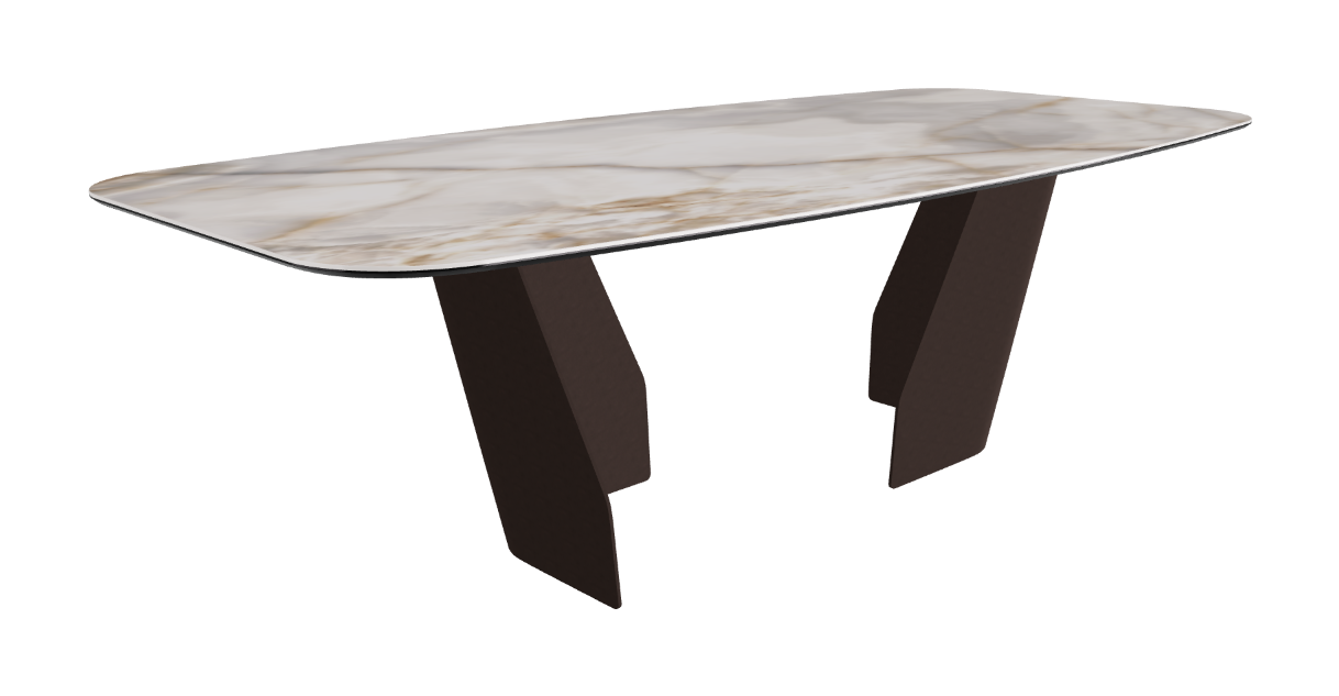 Cattelan Italia Senator Keramik Rectangular & Barrel Shaped Dining Table