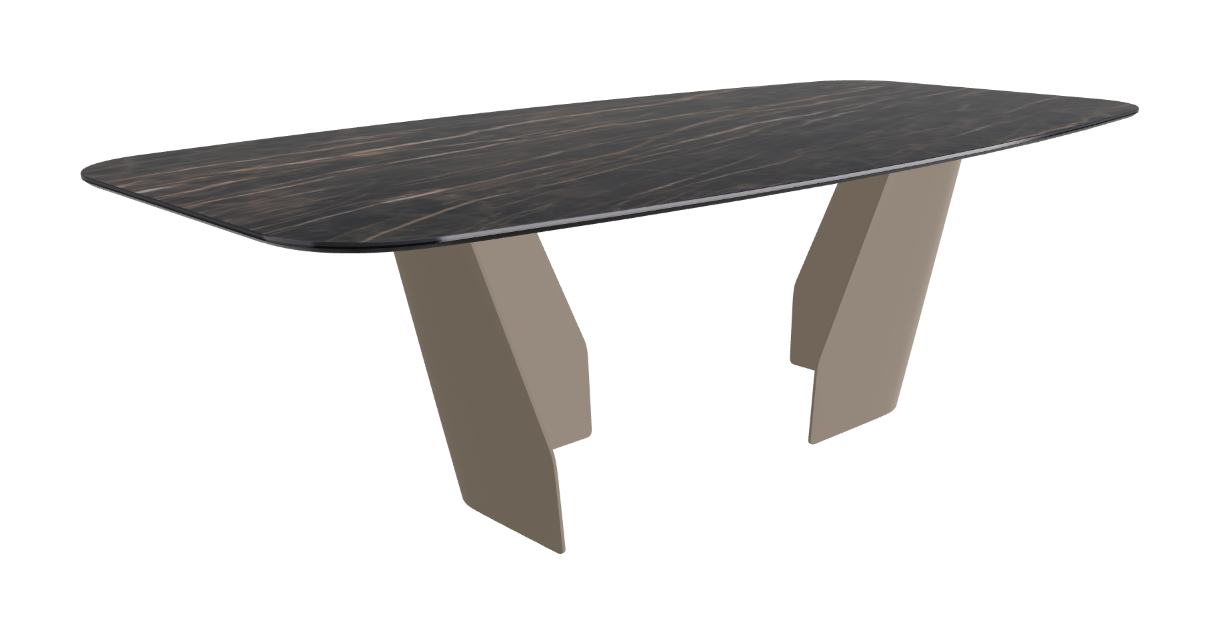 Cattelan Italia Senator Keramik Rectangular & Barrel Shaped Dining Table