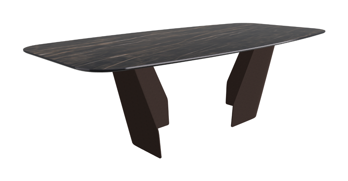 Cattelan Italia Senator Keramik Rectangular & Barrel Shaped Dining Table
