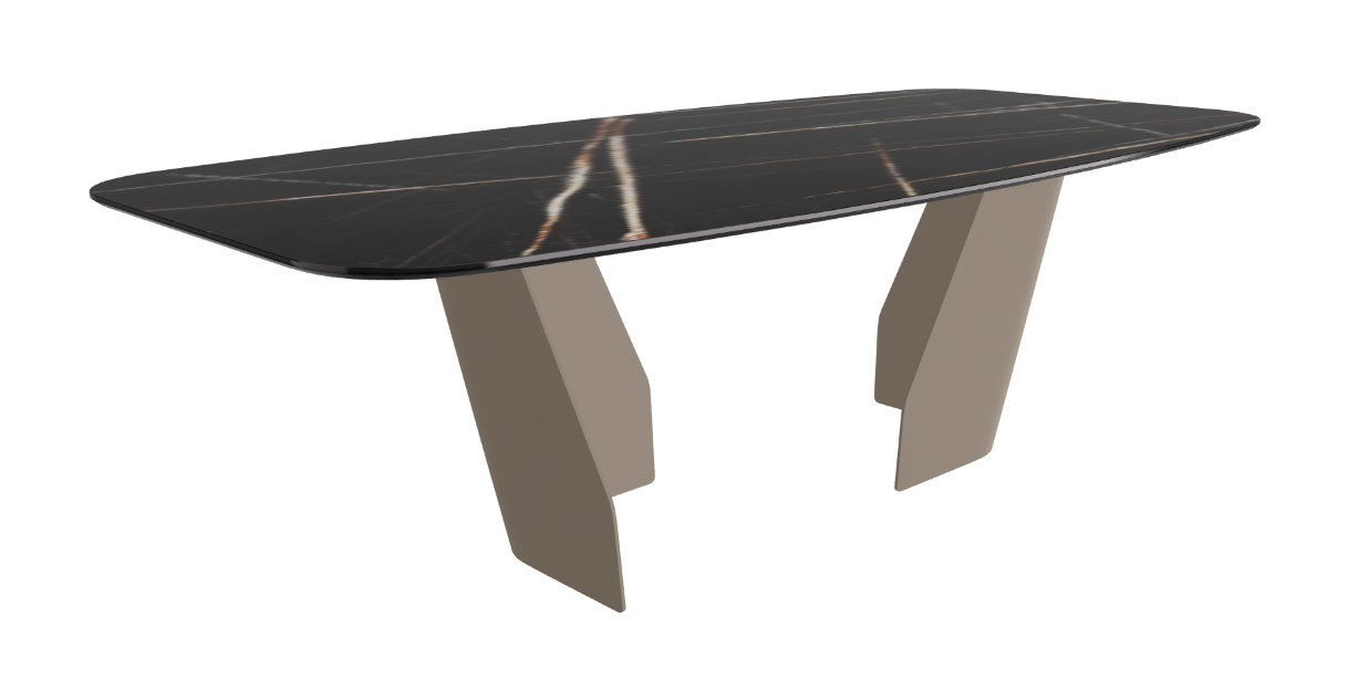 Cattelan Italia Senator Keramik Rectangular & Barrel Shaped Dining Table