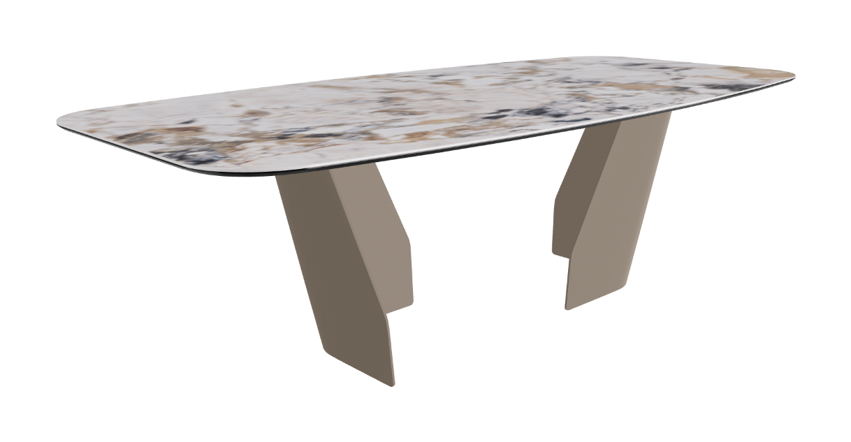 Cattelan Italia Senator Keramik Rectangular & Barrel Shaped Dining Table
