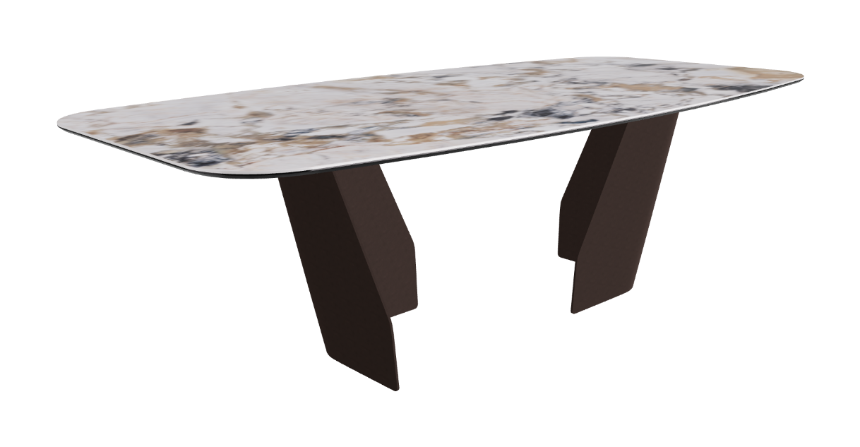 Cattelan Italia Senator Keramik Rectangular & Barrel Shaped Dining Table