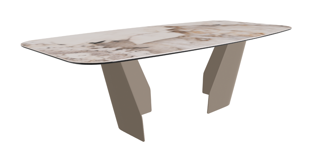 Cattelan Italia Senator Keramik Rectangular & Barrel Shaped Dining Table
