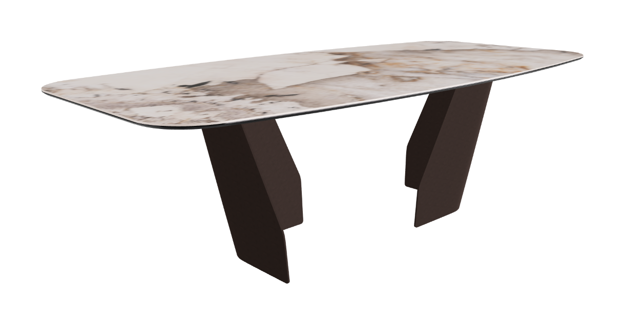 Cattelan Italia Senator Keramik Rectangular & Barrel Shaped Dining Table