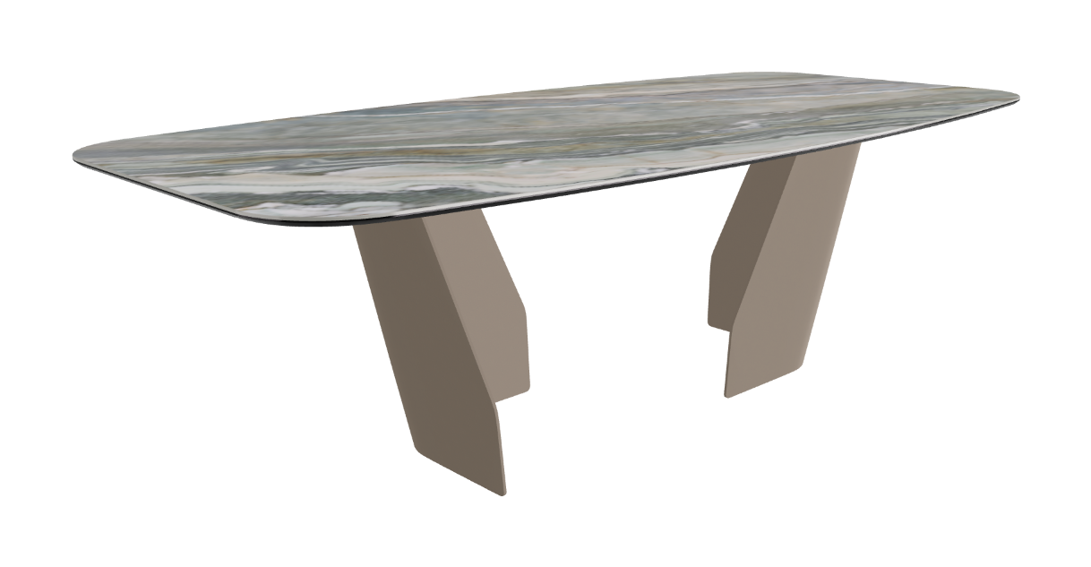 Cattelan Italia Senator Keramik Rectangular & Barrel Shaped Dining Table