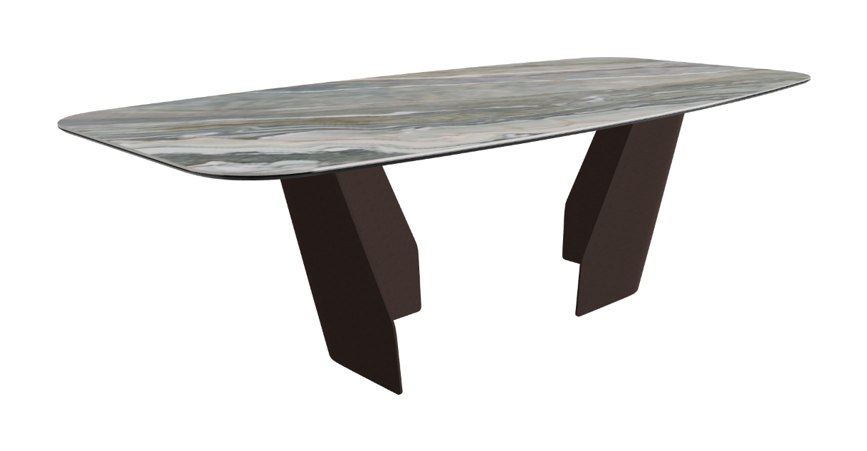 Cattelan Italia Senator Keramik Rectangular & Barrel Shaped Dining Table