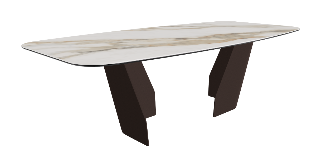 Cattelan Italia Senator Keramik Rectangular & Barrel Shaped Dining Table