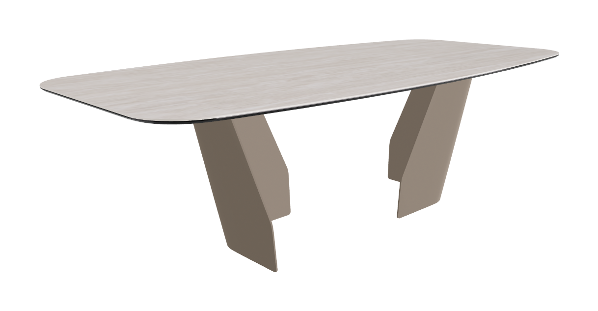 Cattelan Italia Senator Keramik Rectangular & Barrel Shaped Dining Table