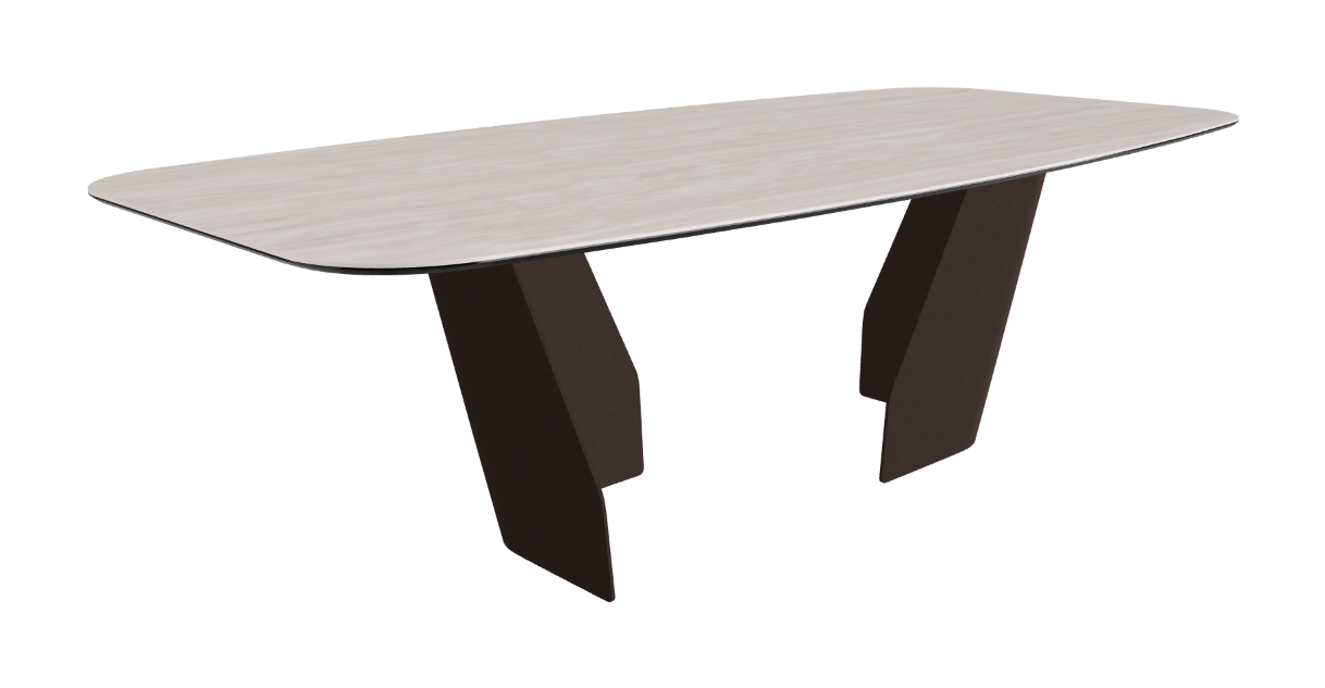 Cattelan Italia Senator Keramik Rectangular & Barrel Shaped Dining Table
