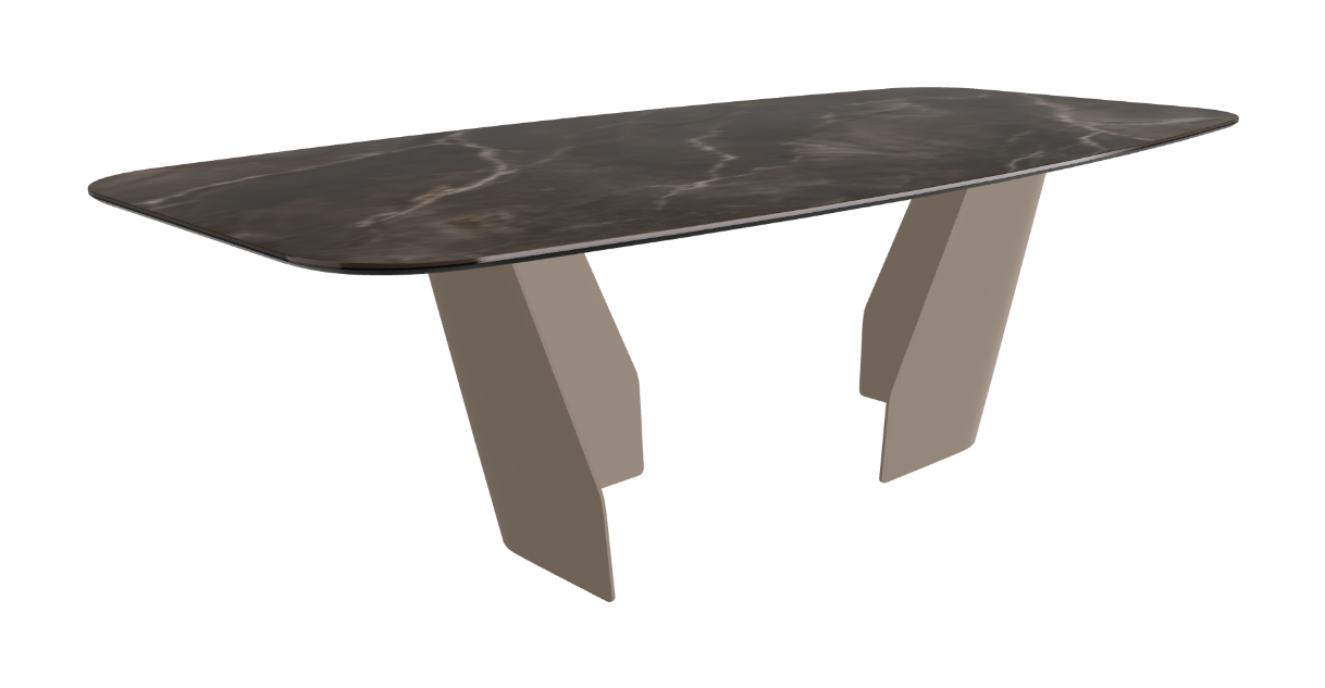 Cattelan Italia Senator Keramik Rectangular & Barrel Shaped Dining Table