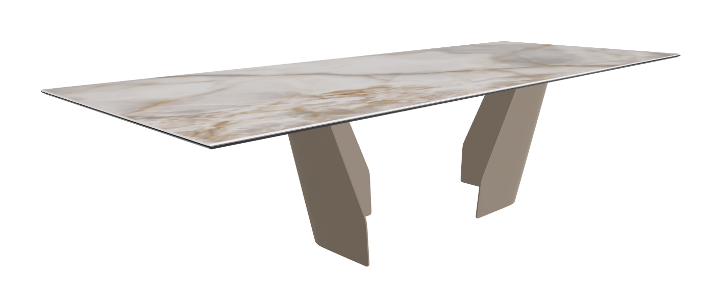 Cattelan Italia Senator Keramik Rectangular & Barrel Shaped Dining Table