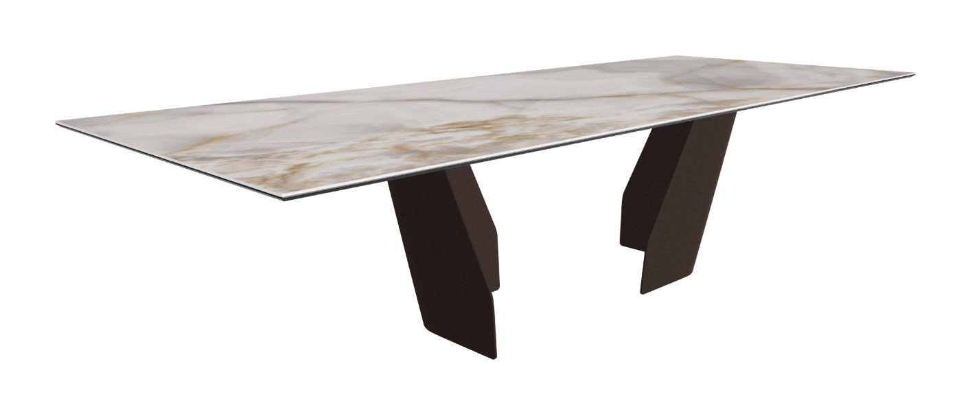 Cattelan Italia Senator Keramik Rectangular & Barrel Shaped Dining Table