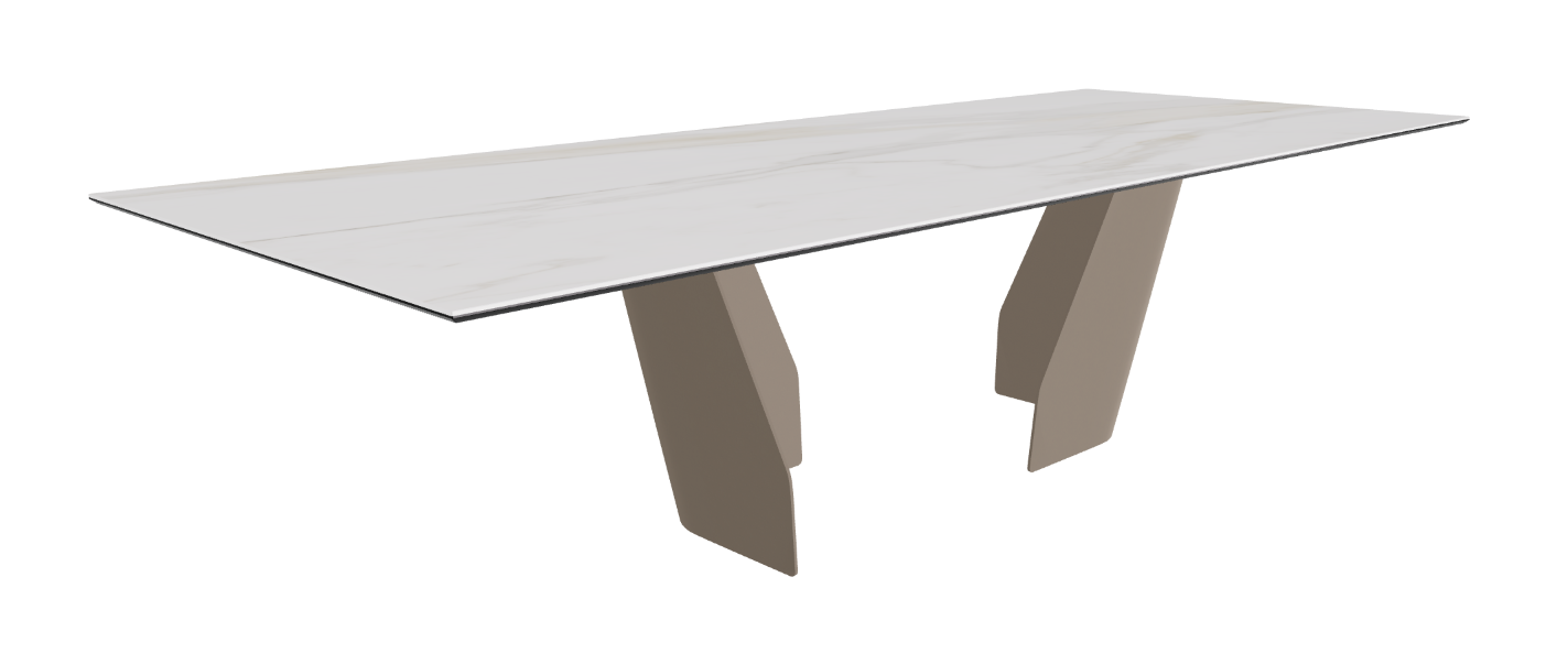 Cattelan Italia Senator Keramik Rectangular & Barrel Shaped Dining Table