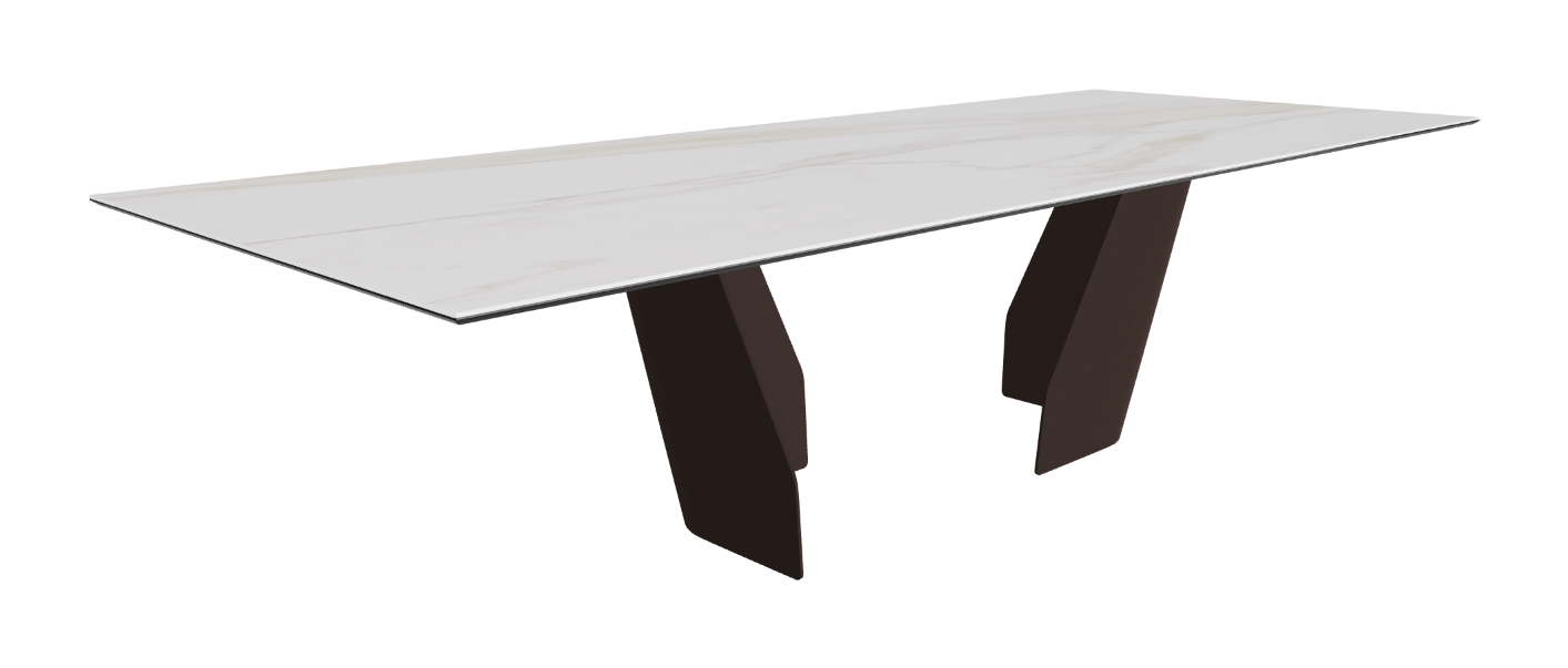 Cattelan Italia Senator Keramik Rectangular & Barrel Shaped Dining Table