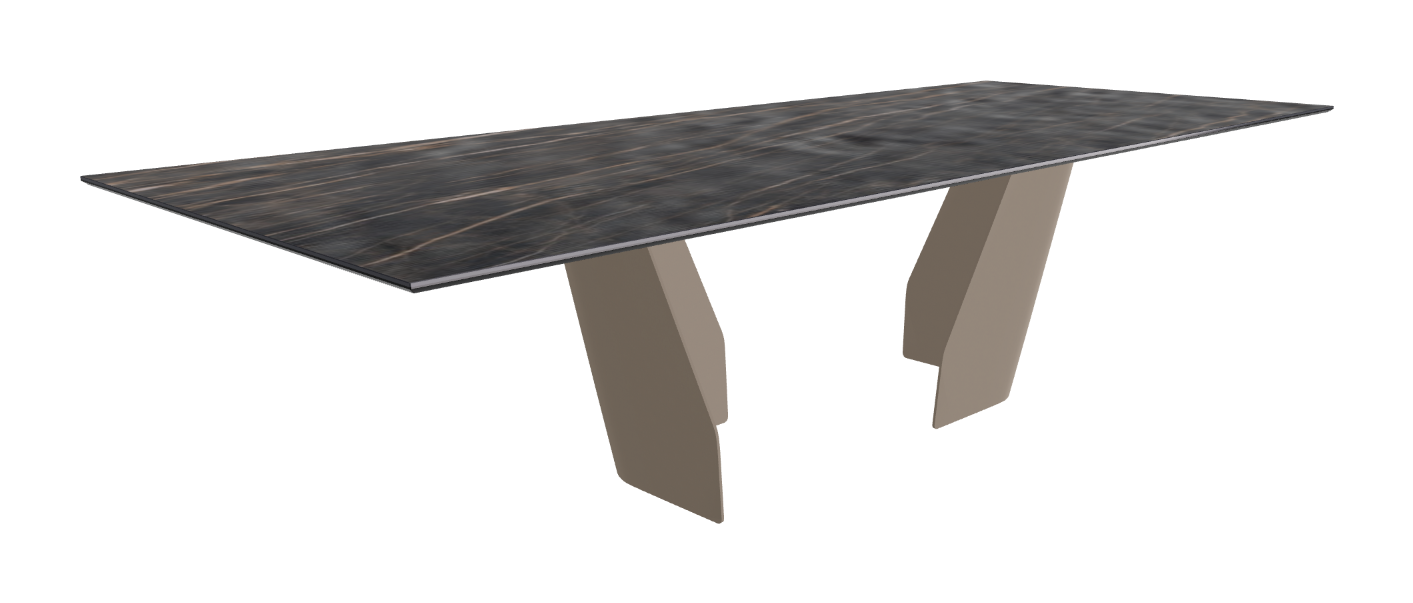 Cattelan Italia Senator Keramik Rectangular & Barrel Shaped Dining Table