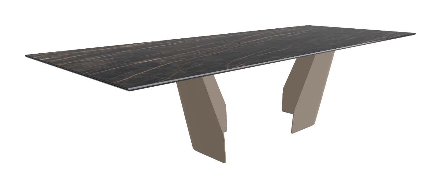 Cattelan Italia Senator Keramik Rectangular & Barrel Shaped Dining Table