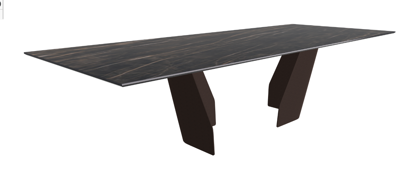 Cattelan Italia Senator Keramik Rectangular & Barrel Shaped Dining Table