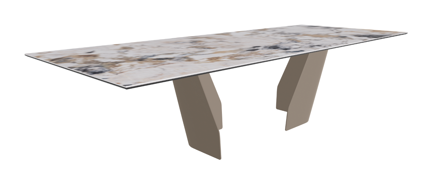 Cattelan Italia Senator Keramik Rectangular & Barrel Shaped Dining Table