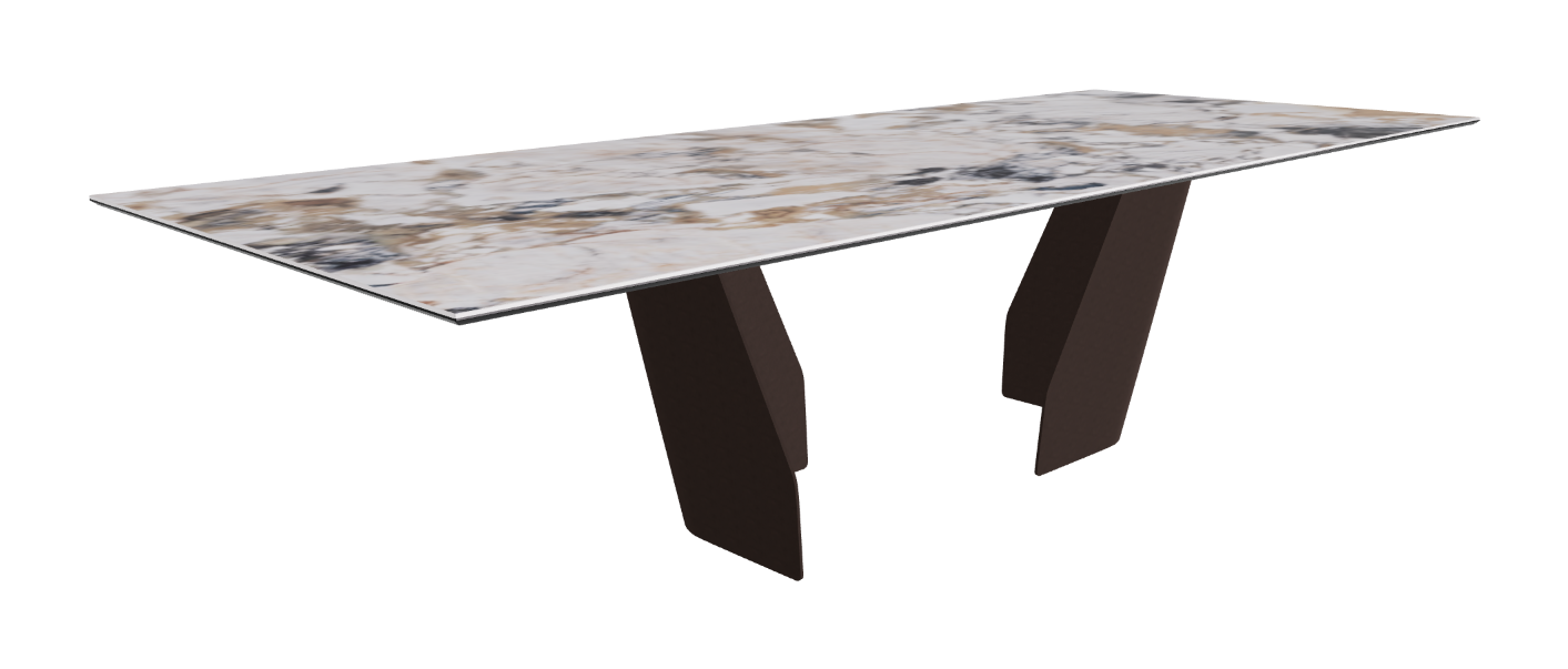 Cattelan Italia Senator Keramik Rectangular & Barrel Shaped Dining Table