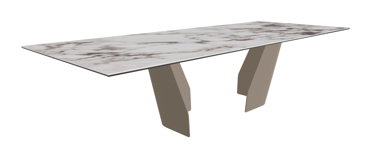 Cattelan Italia Senator Keramik Rectangular & Barrel Shaped Dining Table
