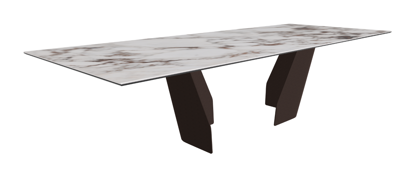 Cattelan Italia Senator Keramik Rectangular & Barrel Shaped Dining Table