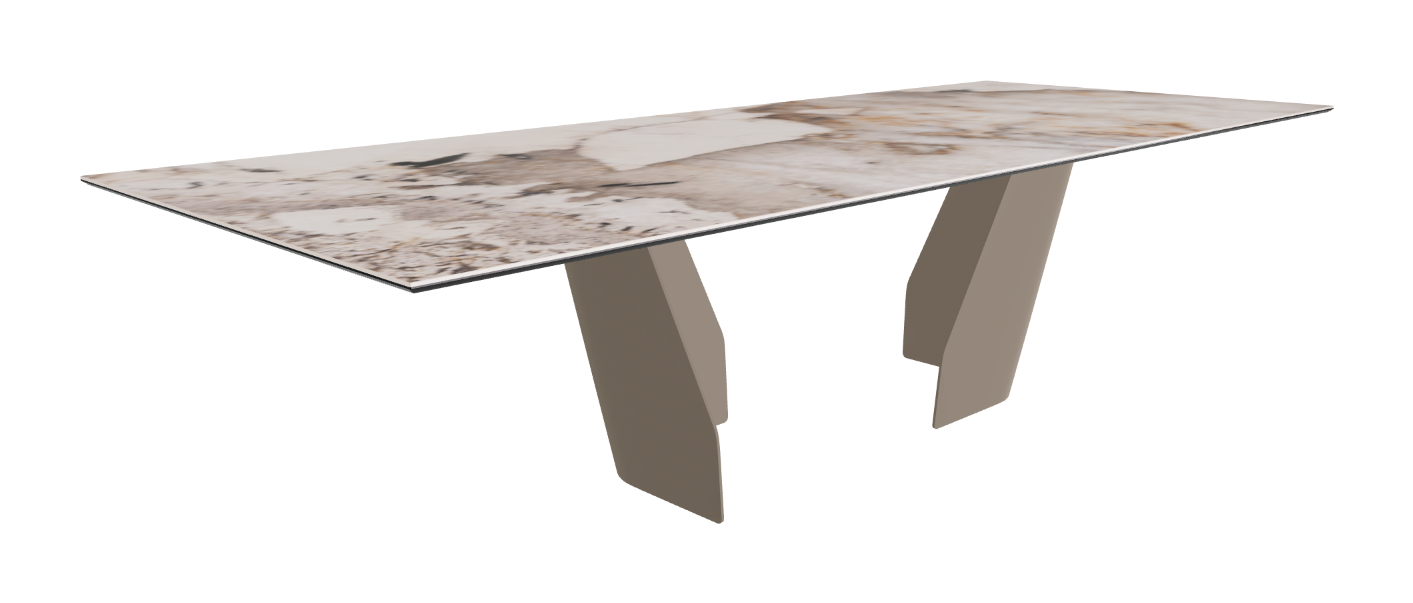 Cattelan Italia Senator Keramik Rectangular & Barrel Shaped Dining Table