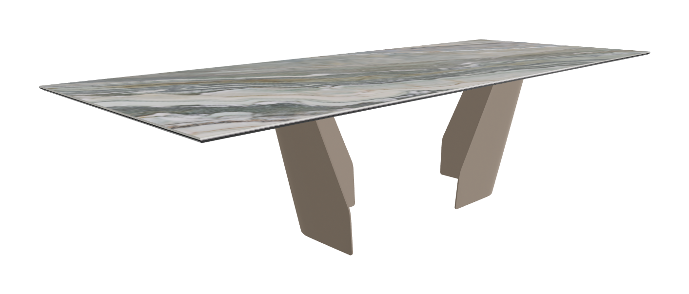 Cattelan Italia Senator Keramik Rectangular & Barrel Shaped Dining Table