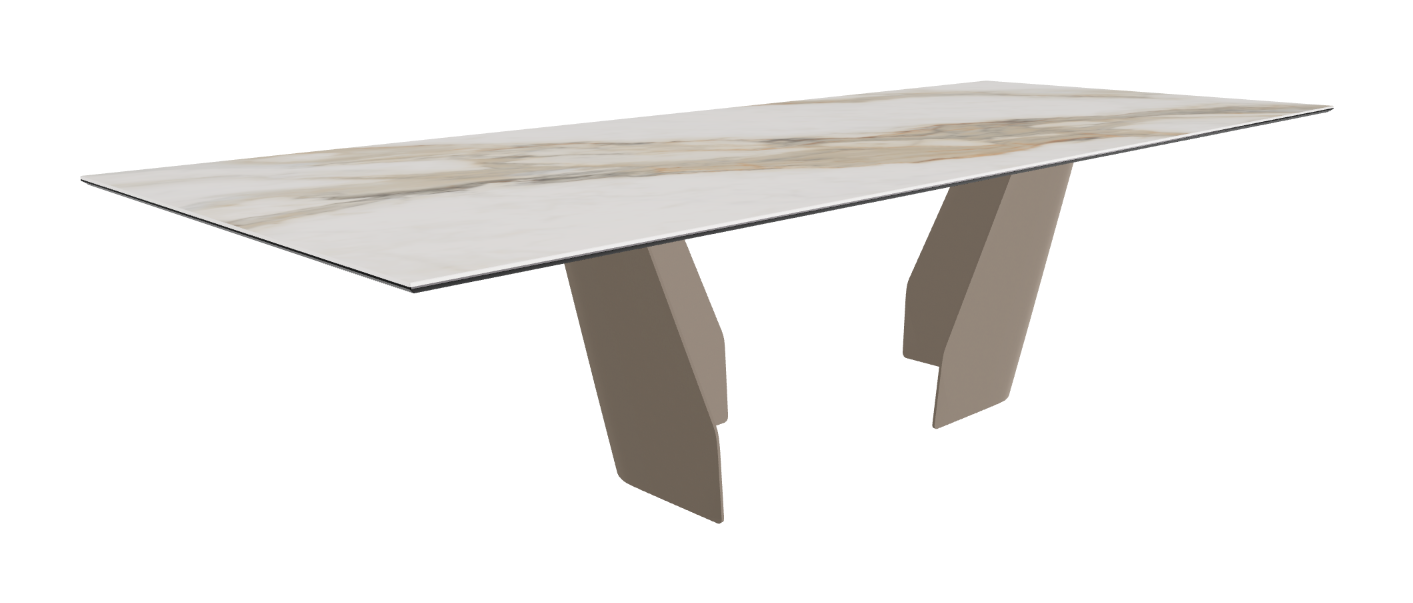 Cattelan Italia Senator Keramik Rectangular & Barrel Shaped Dining Table