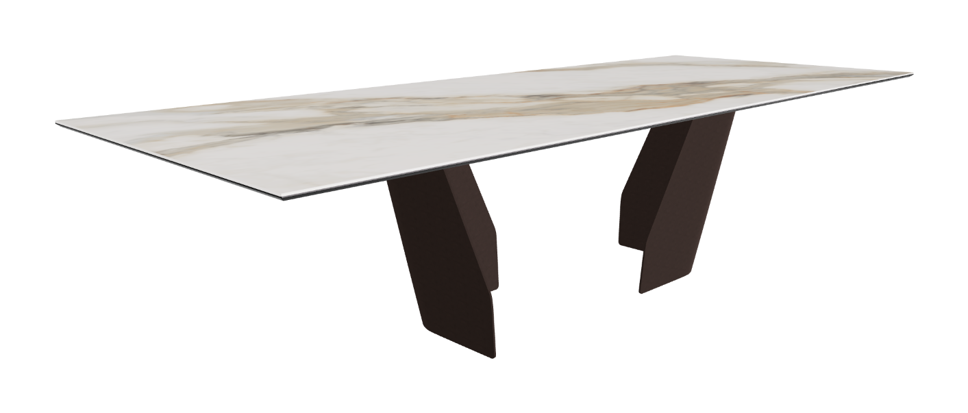 Cattelan Italia Senator Keramik Rectangular & Barrel Shaped Dining Table