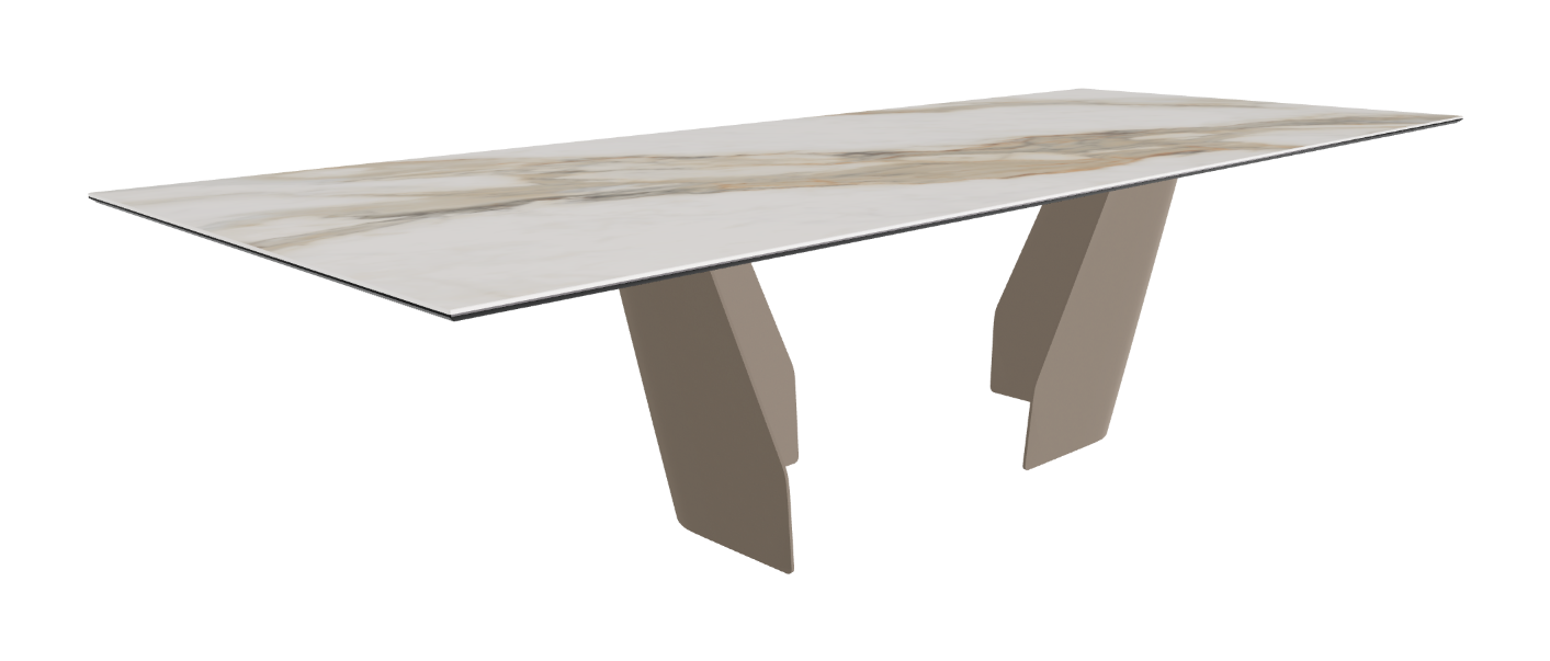 Cattelan Italia Senator Keramik Rectangular & Barrel Shaped Dining Table