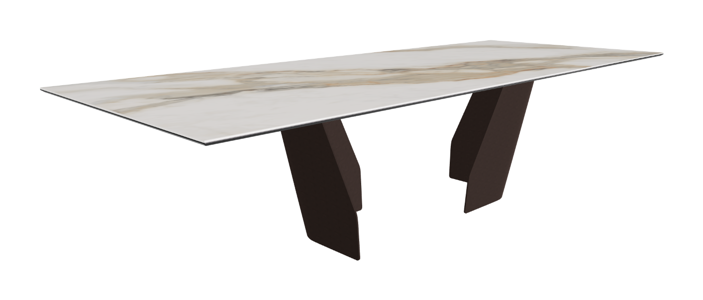 Cattelan Italia Senator Keramik Rectangular & Barrel Shaped Dining Table
