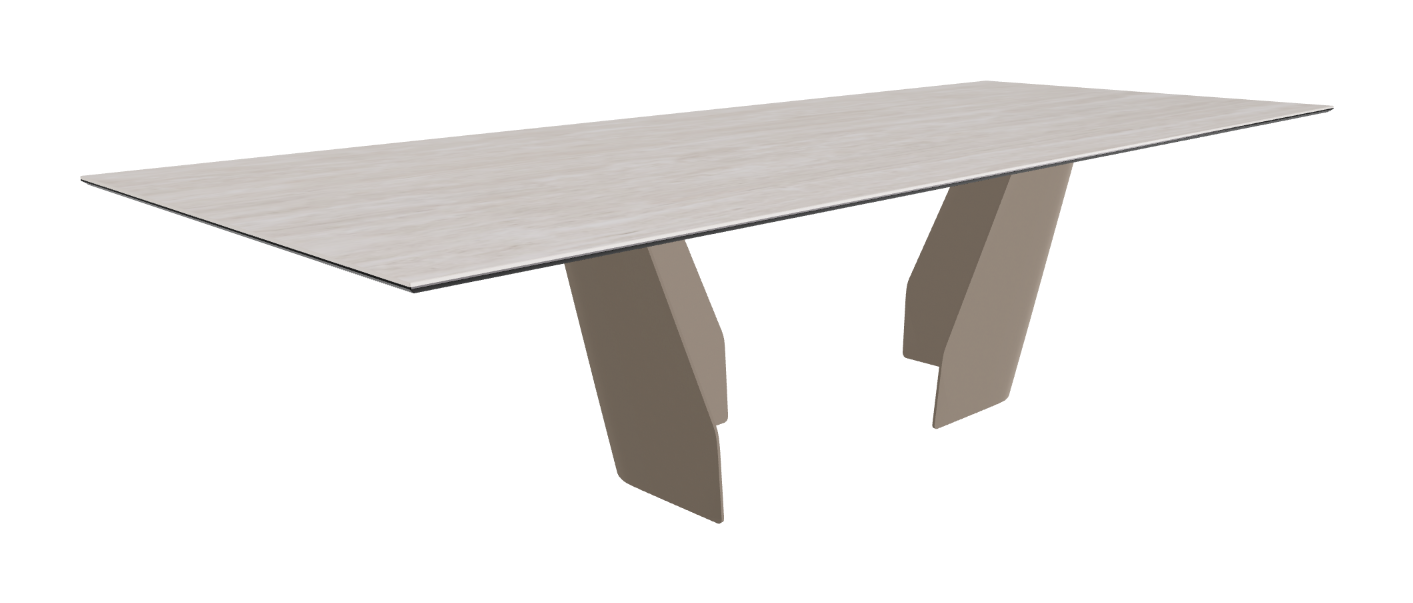 Cattelan Italia Senator Keramik Rectangular & Barrel Shaped Dining Table