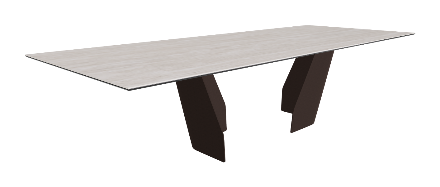 Cattelan Italia Senator Keramik Rectangular & Barrel Shaped Dining Table