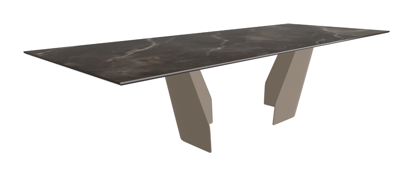 Cattelan Italia Senator Keramik Rectangular & Barrel Shaped Dining Table