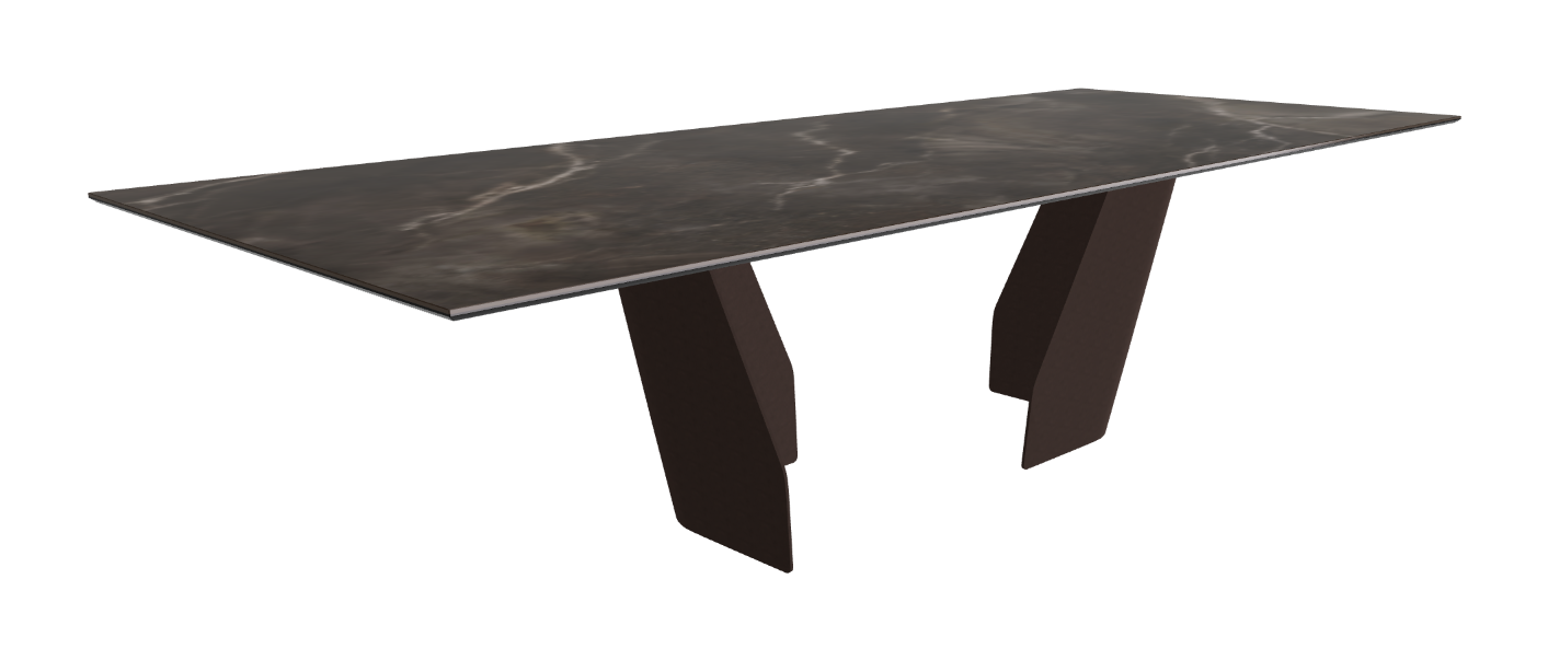 Cattelan Italia Senator Keramik Rectangular & Barrel Shaped Dining Table