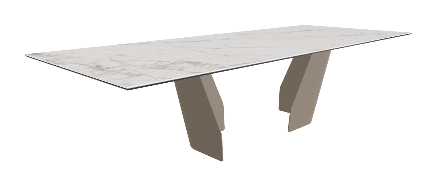 Cattelan Italia Senator Keramik Rectangular & Barrel Shaped Dining Table