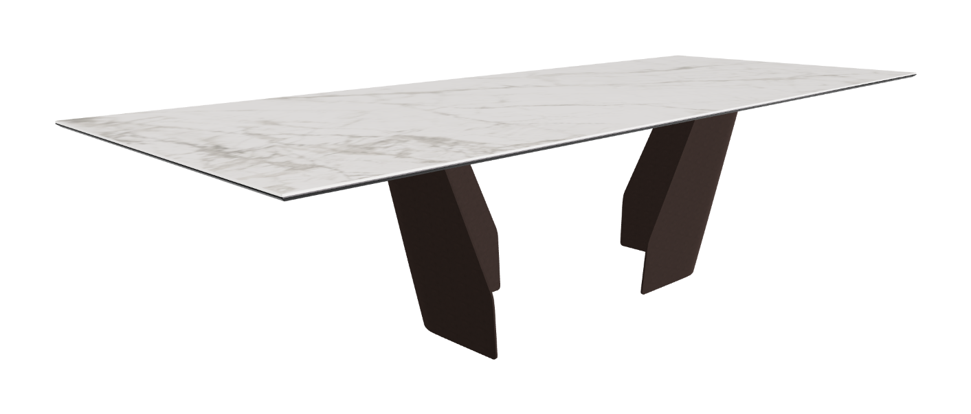 Cattelan Italia Senator Keramik Rectangular & Barrel Shaped Dining Table