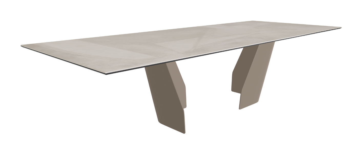 Cattelan Italia Senator Keramik Rectangular & Barrel Shaped Dining Table