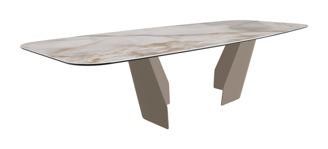 Cattelan Italia Senator Keramik Rectangular & Barrel Shaped Dining Table