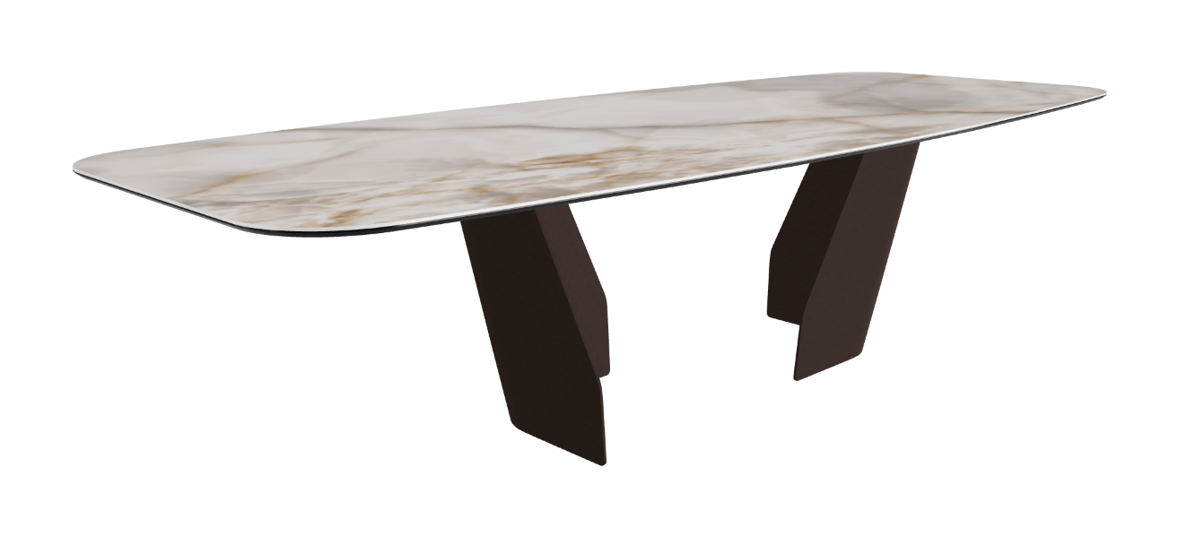 Cattelan Italia Senator Keramik Rectangular & Barrel Shaped Dining Table