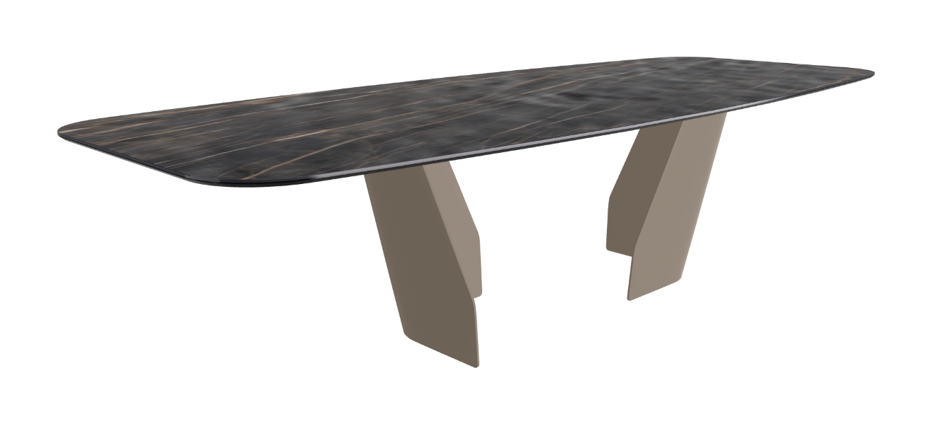 Cattelan Italia Senator Keramik Rectangular & Barrel Shaped Dining Table