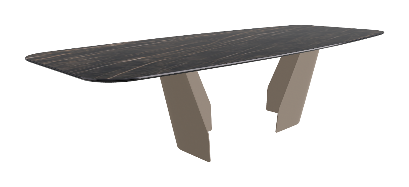 Cattelan Italia Senator Keramik Rectangular & Barrel Shaped Dining Table