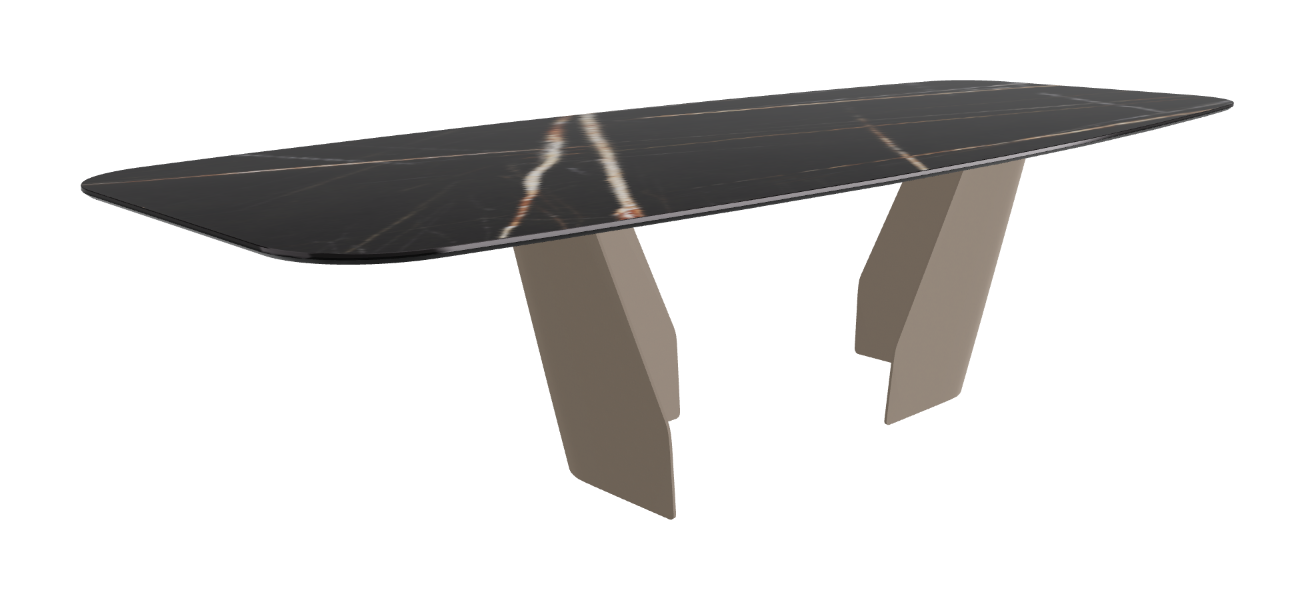 Cattelan Italia Senator Keramik Rectangular & Barrel Shaped Dining Table
