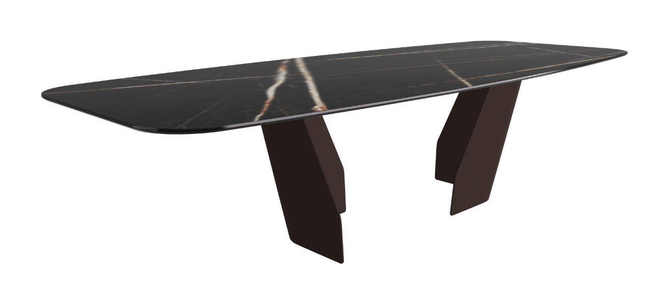 Cattelan Italia Senator Keramik Rectangular & Barrel Shaped Dining Table