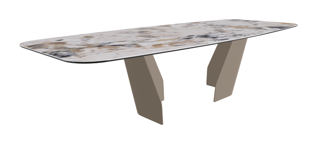 Cattelan Italia Senator Keramik Rectangular & Barrel Shaped Dining Table